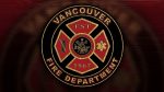 Vancouver firefighters rescued two dogs and displaced one resident during Wednesday's house fire response.
