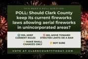 POLL: Should Clark County keep its current fireworks laws allowing aerial fireworks in unincorporated areas?