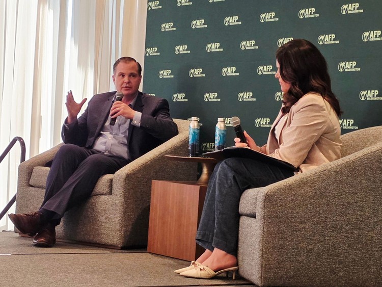 State Senator John Braun discusses policy last week in Vancouver. Photo by Paul Valencia