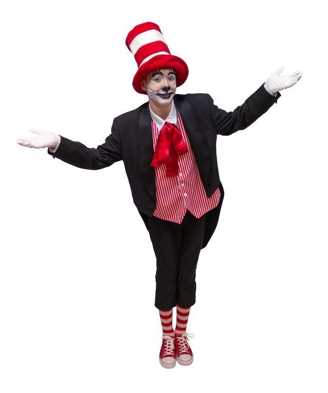 Sawyer DeWein is the Cat in the Hat in Journey Theater’s production of Seussical.