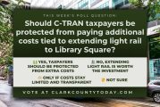 POLL: Should C-TRAN taxpayers be protected from paying additional costs tied to extending light rail to Library Square?