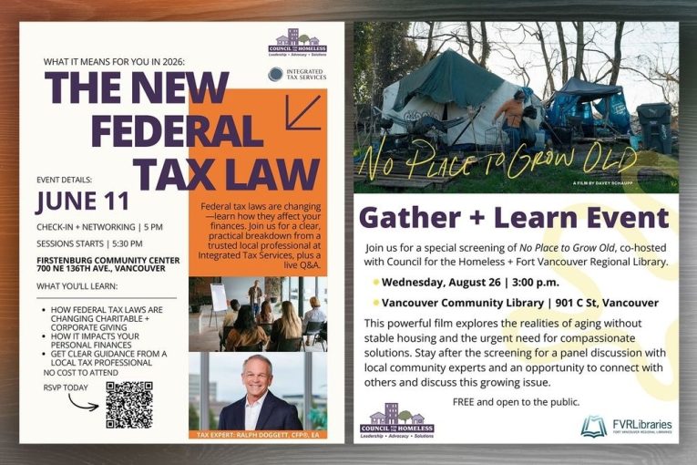 Council for the Homeless announces Summer Community Education Series