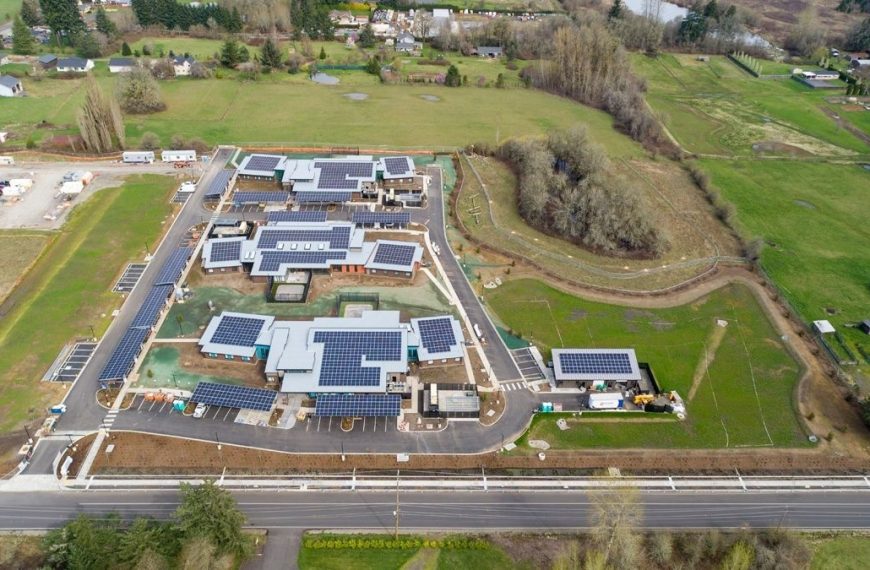 A $42 million, 48-bed mental health campus near WSU Vancouver was completed in 2025 but never opened due to lack of state funding.