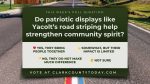 A Yacolt road striping project tied to America's 250th anniversary is dividing opinion in Clark County.