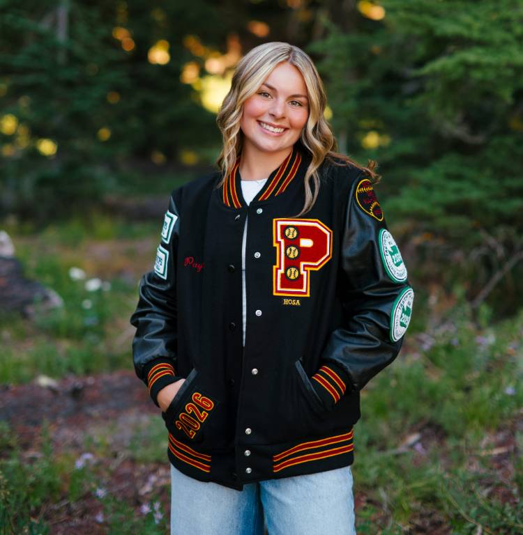 Payton Miller, a Prairie Falcons softball captain, plans to study dental hygiene at Clark College this fall.