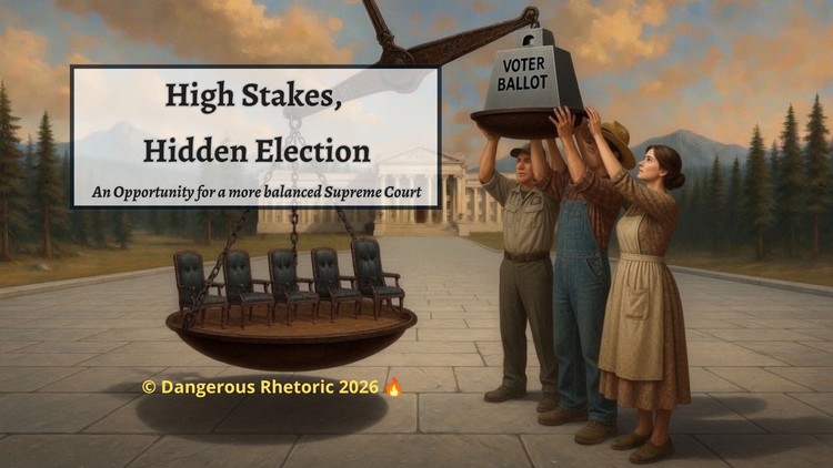 Five Washington Supreme Court seats are on the 2026 ballot — shaping income tax law, pension raids, and sheriff authority.