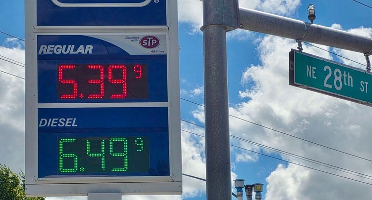 Gas prices in Washington are among the highest in the country. The state's gas tax will rise by 1.1 cents on July 1. Photo by Paul Valencia