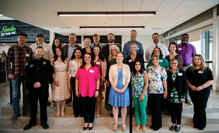 2026 Learn Here honorees gather for a celebration reception May 19 at Vancouver Innovation Center.