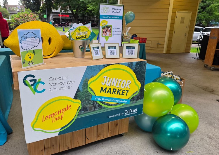 The Junior Market was scheduled to have more than 170 booths, representing more than 300 businesses, all run by young entrepreneurs.