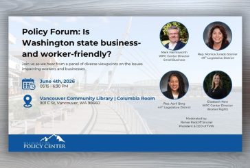 Washington Policy Center to host Vancouver event Thursday
