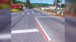 An anonymous complainant says no permits or waivers for Yacolt's red, white and blue centerline striping exist at any government level.
