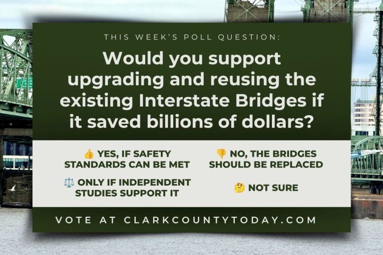 POLL: Would you support upgrading and reusing the existing Interstate Bridges if it saved billions of dollars?