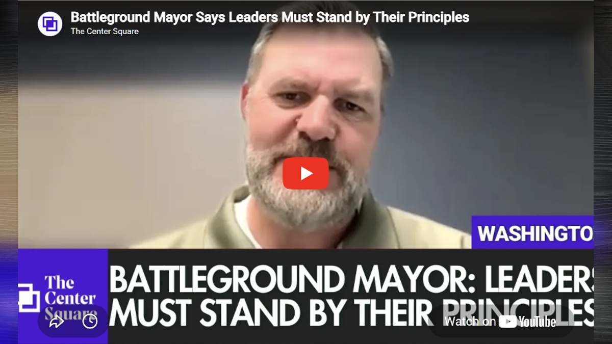 Battle Ground Mayor Eric Overholser signed proclamations on ICE and Antifa, drawing national media attention to the city of 23,000.