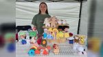 Kadence Bratton of Vancouver turned a hobby into a small business, and she was selling her crotchet plushies at the Junior Market at Esther Short Park in Vancouver on Saturday.