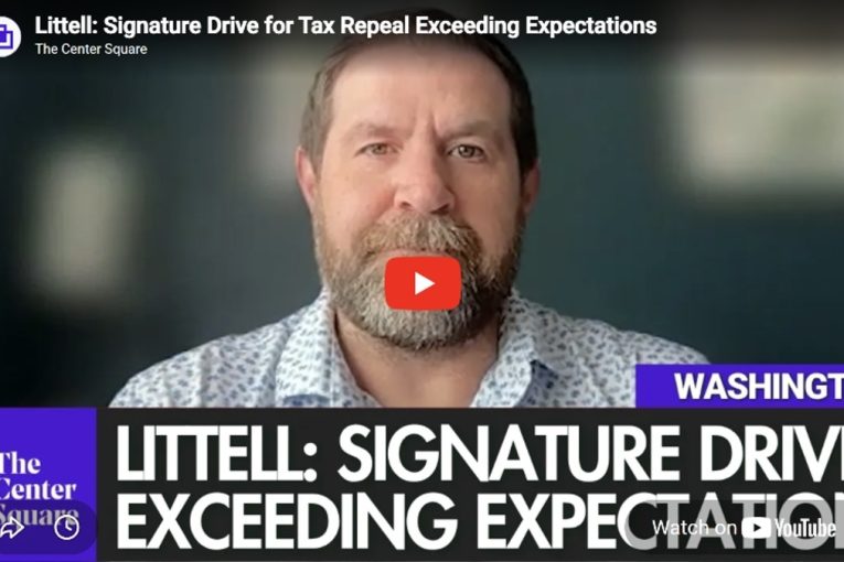 VIDEO: Petition campaign to repeal Washington income tax may break records