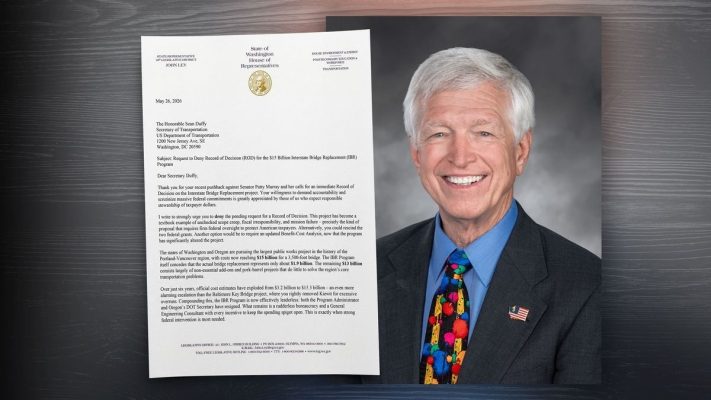 Ley cited scope creep and fiscal irresponsibility in urging Duffy to block the $15 billion bridge ROD.