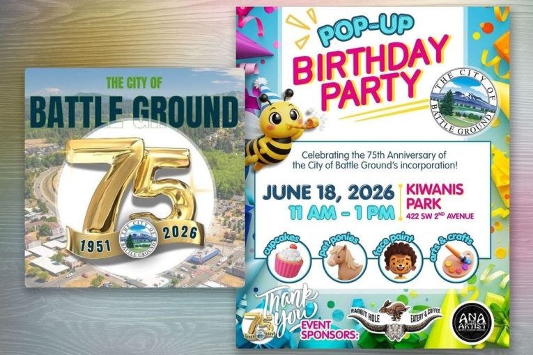 Area residents invited to celebrate Battle Ground’s 75th Birthday
