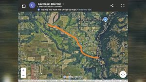A 200-foot section of Southeast Blair Road will fully close to through traffic from early July through late August.