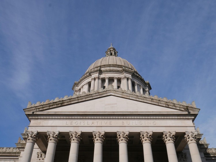 The Washington state Capitol on Feb. 6, 2026.