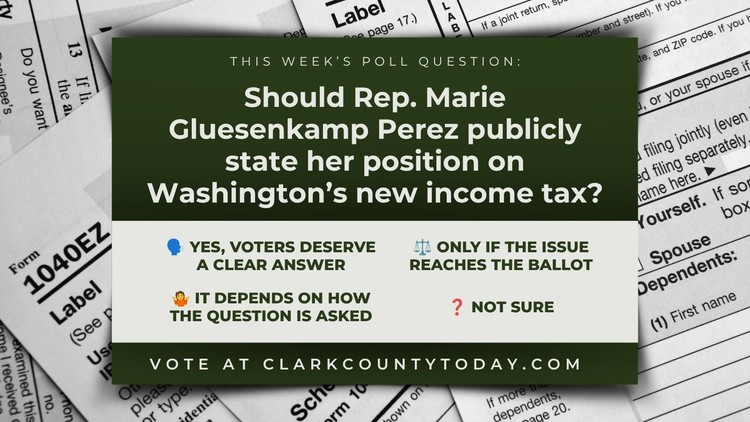 The RNC and Sen. John Braun say voters deserve a clear answer from Rep. Gluesenkamp Perez on Washington's new income tax.