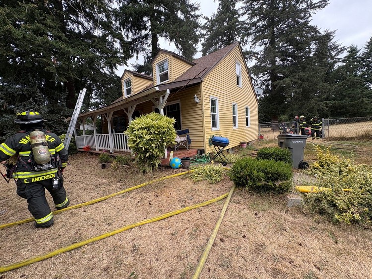 Vancouver firefighters extinguished a basement laundry room fire before it reached the home's structural members.