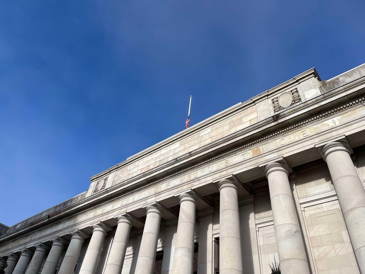The Temple of Justice in Olympia where the state Supreme Court convenes.